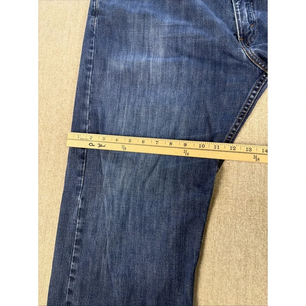 Levi's Jeans Mens 40x32 Blue 569 Loose Straight Fit Dark Wash 100% Cotton Denim